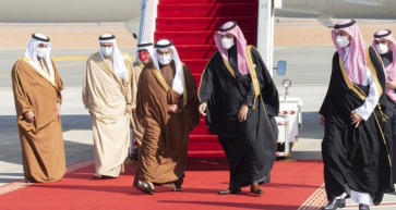 On behalf of HM the King, HRH the Crown Prince and Prime Minister arrives in the Kingdom of Saudi Arabia to lead Bahrain’s delegation to the 41st GCC summit
